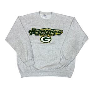 Vintage 90s Green Bay Packers Crewneck Sweatshirt Pullover XL NFL Favre